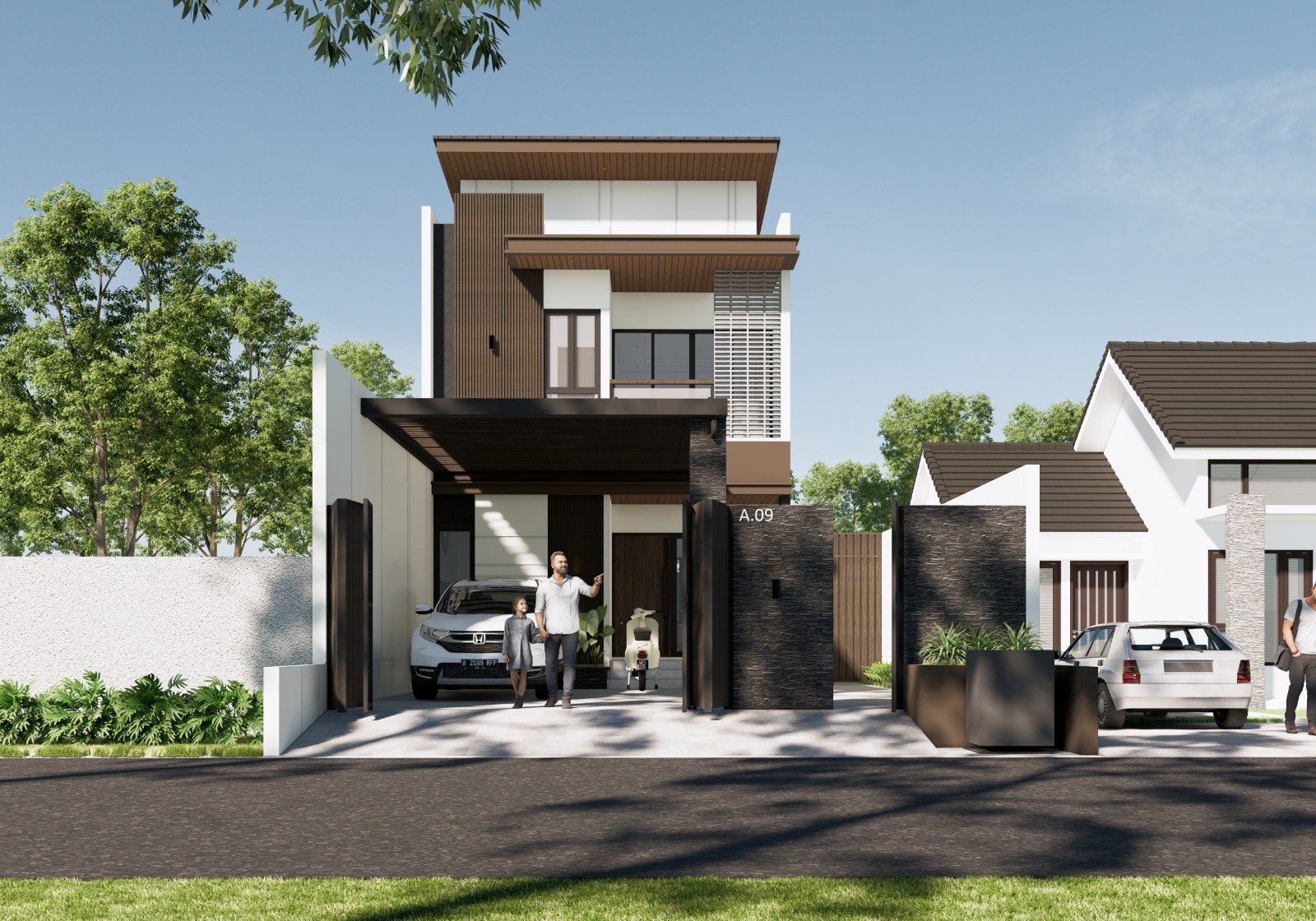 Desain Rumah 2 Lantai - JN Design & Build